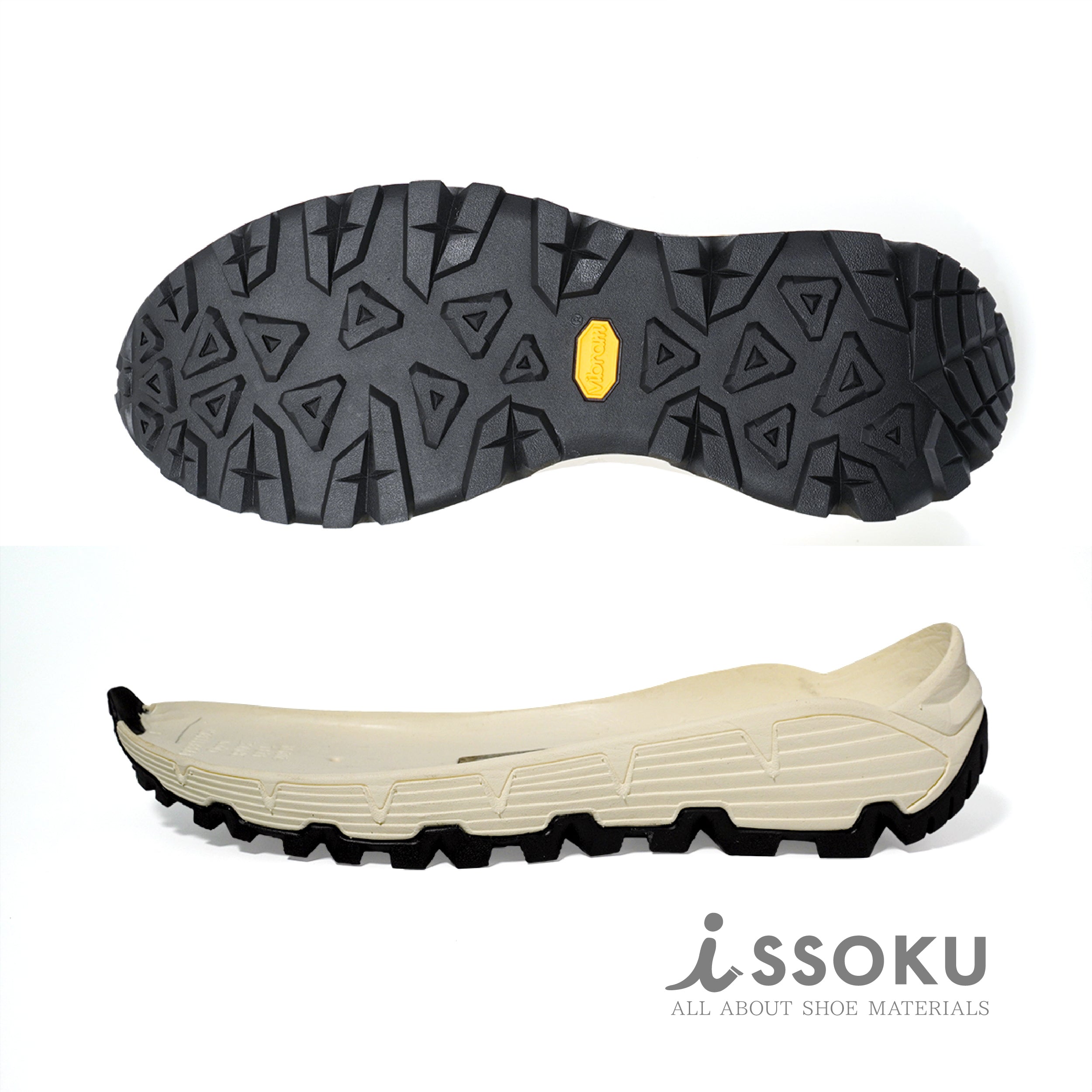 Vibram®︎ 1118C【BRUCE】off white × black issoku