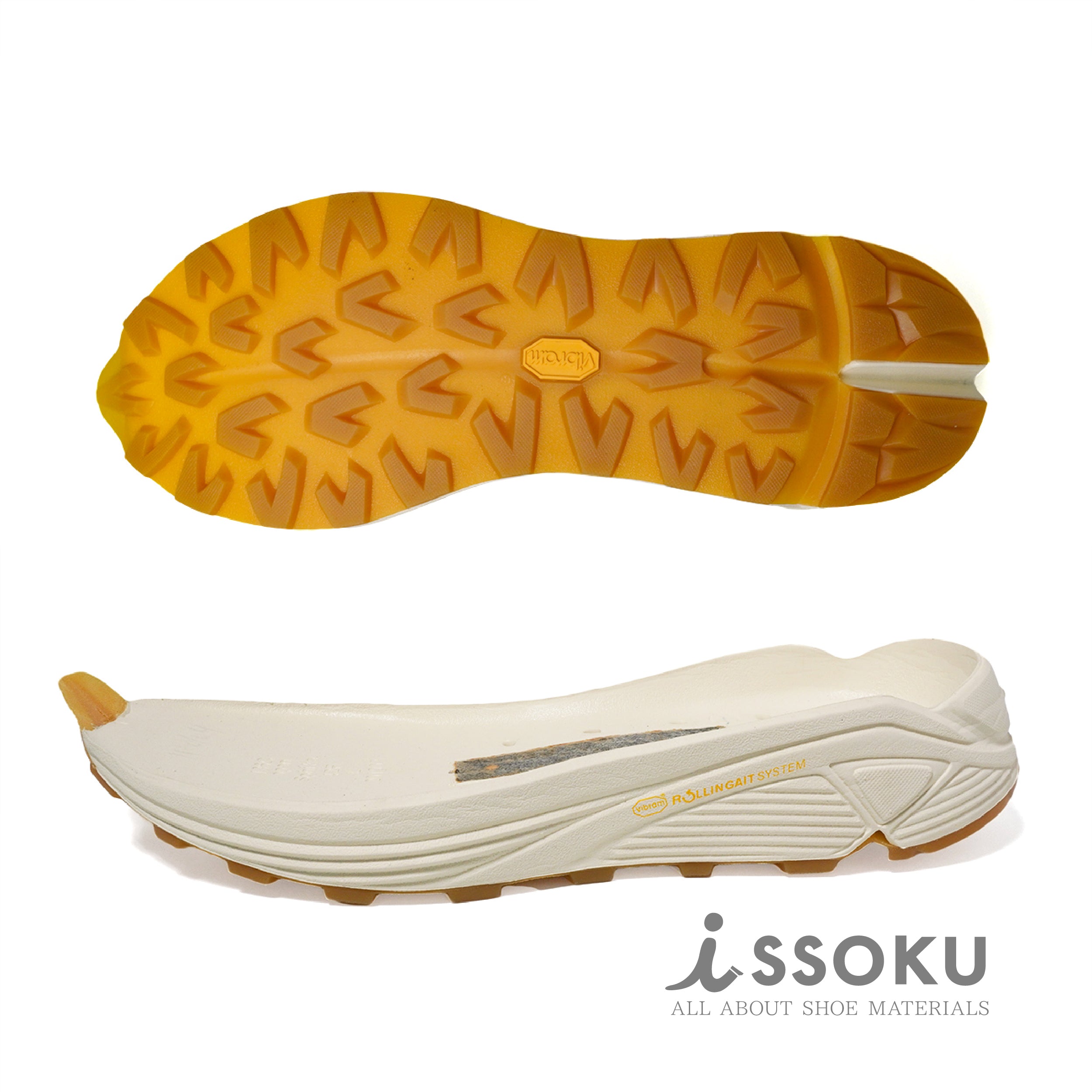 Vibram®︎ 186C【SPHIKE】off white × honey issoku