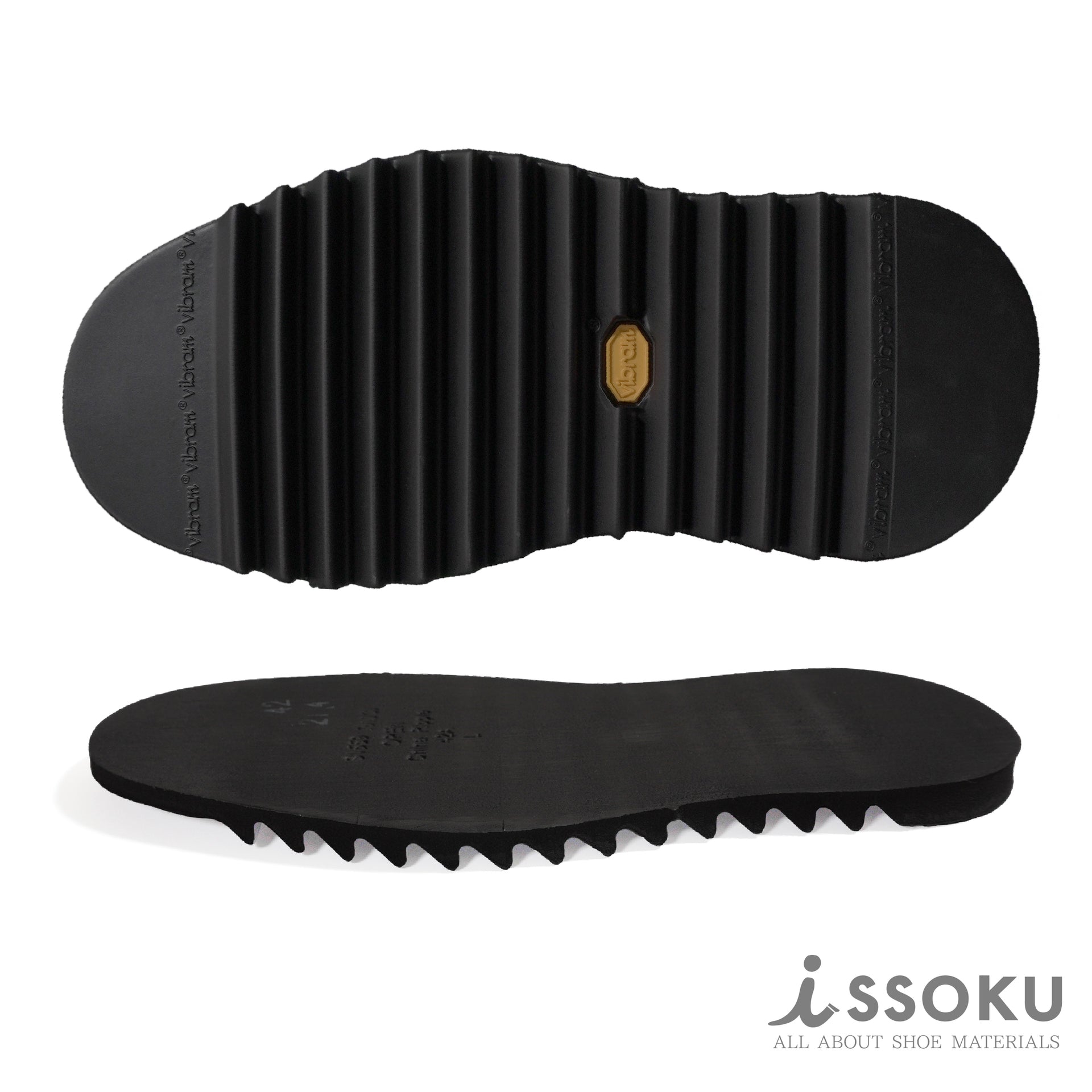 Vibram®︎ソール #810C【CHINA RIPPLE】ブラック – issoku